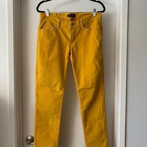 Levi’s too superlow mustard yellow jeans NWOT 30